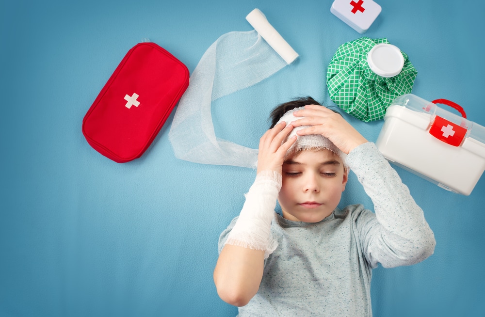 اسعافات اولية عند اصابة رأس طفلك