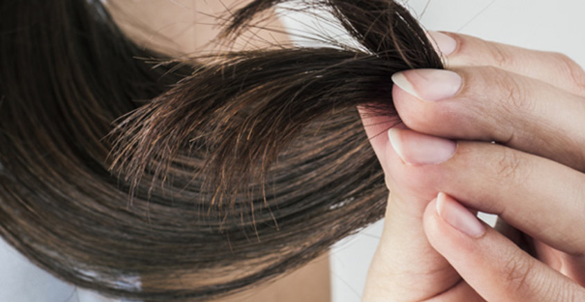 علاج الشعر التالف والمتقصف