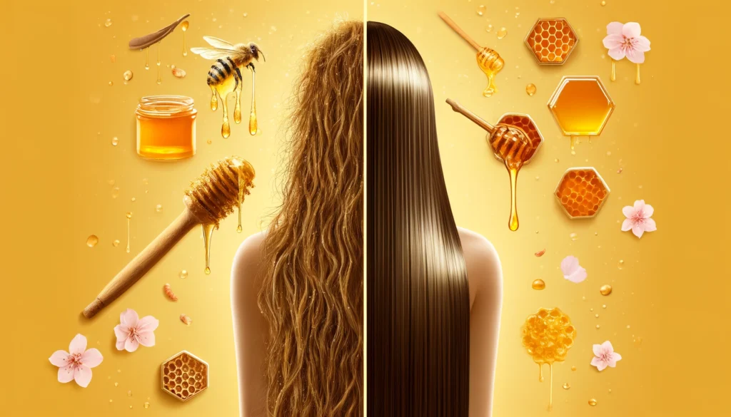 فوائد العسل لتنعيم الشعر