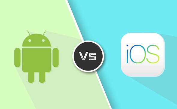 الفرق بين نظام ios و android