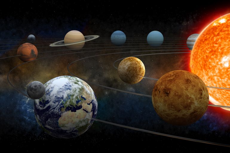 حقائق عن كواكب المجموعة الشمسية