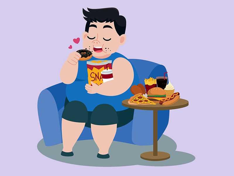 عادات غذائية خاطئة تسبب السمنة